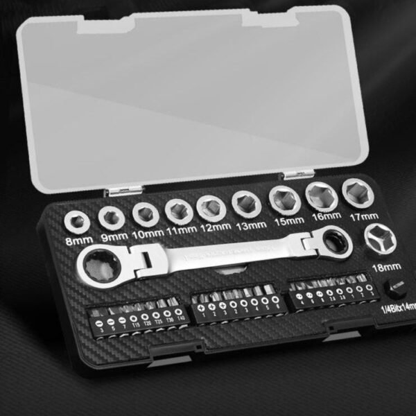 Ratchet Wrench Set Sleeve Screwdriver Set Tools Hot Selling Product Multi-function Two-way Ratchet