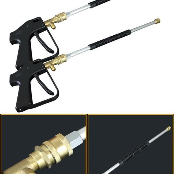 High pressure water gun copper long water gun copper head car wash water gun copper pagoda garden home water gun